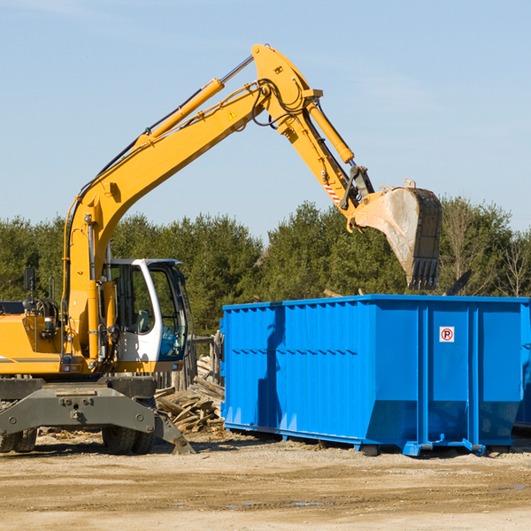 what size residential dumpster rentals are available in Metter